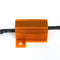 4pcs 12V 25w 8.2 ohm Indicator Light Resistor Flasher Relay Motorcycle Car Aluminum