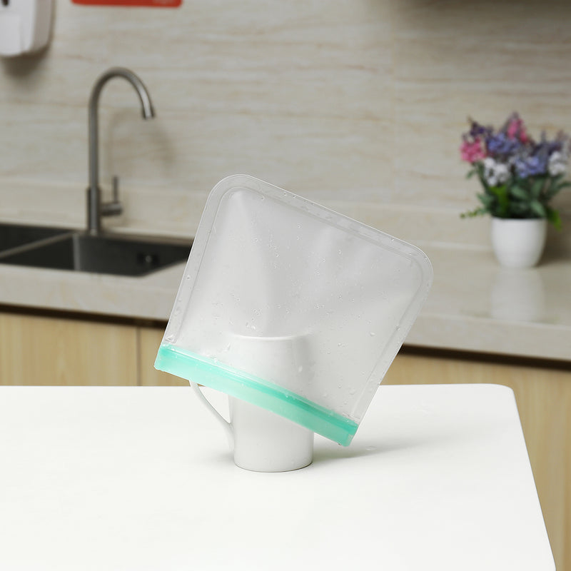 10Pcs/Set 3 Sizes Reusable Storage Bags Kitchen Food Storage Container Fruit Meat Fish Fresh Preserving Bag