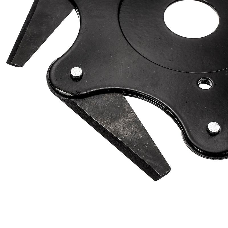 6 Steel Blades Razors Black Trimmer Head Lawn Grass Weed Eater Brush Cutter