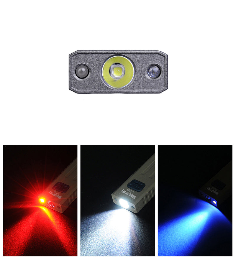 MecArmy SGN3 XP-G2 160lm Mini Flashlight USB Charging LED Work Lamp IPX5 Waterproof Emergency Lantern