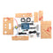 DIY 6J1 Tube Preamp Amplifier Board Pre-amp Headphone Amp 6J1 Valve Preamp Bile Buffer diy Kits With 12v Dual Power Shell Speaker