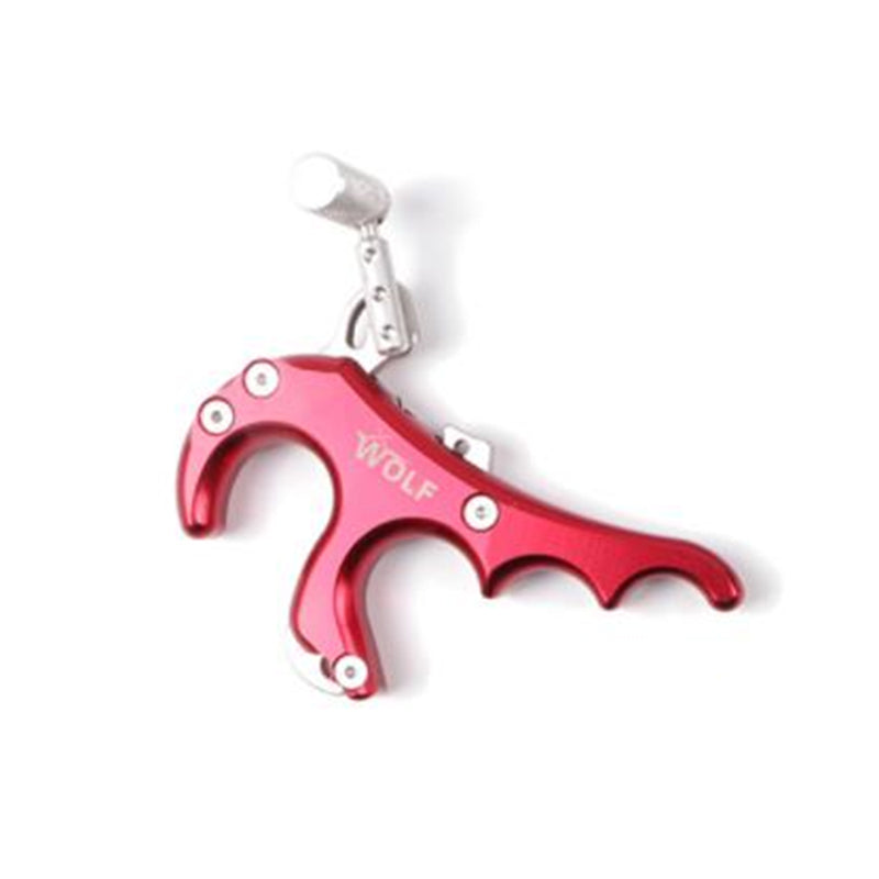 Archery Compound Bow Steel Hunting 4 Finger Steel Grip Arrow Quick Bow Release Aid Adapter