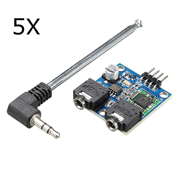 5Pcs TEA5767 76-108MHZ FM Stereo Radio Module For  With Antenna