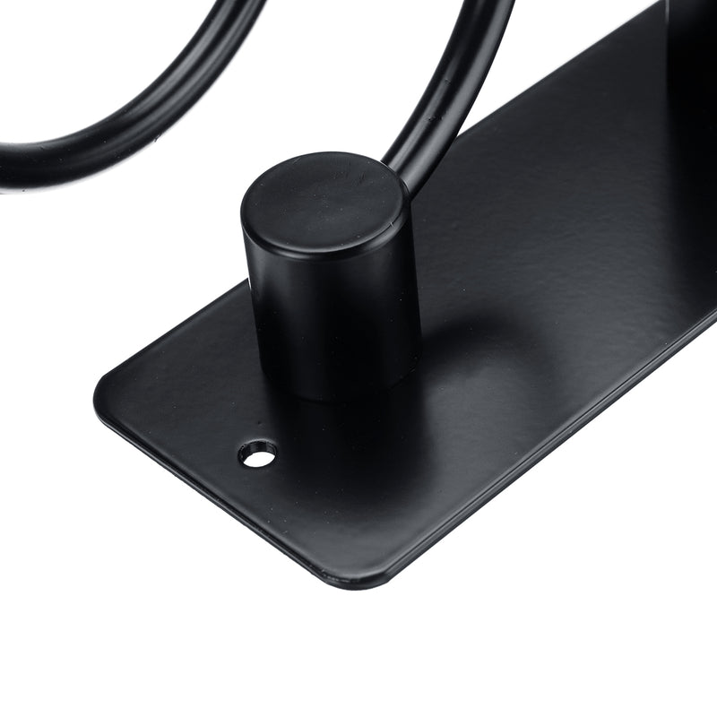 Wall Mounted Hair Dryer Holder Rack Bathroom Hair Straightener Shelf Storage Net