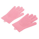 Silicone Multi-function Kitchen Cleaning Magic Glove Dishwashing Brush
