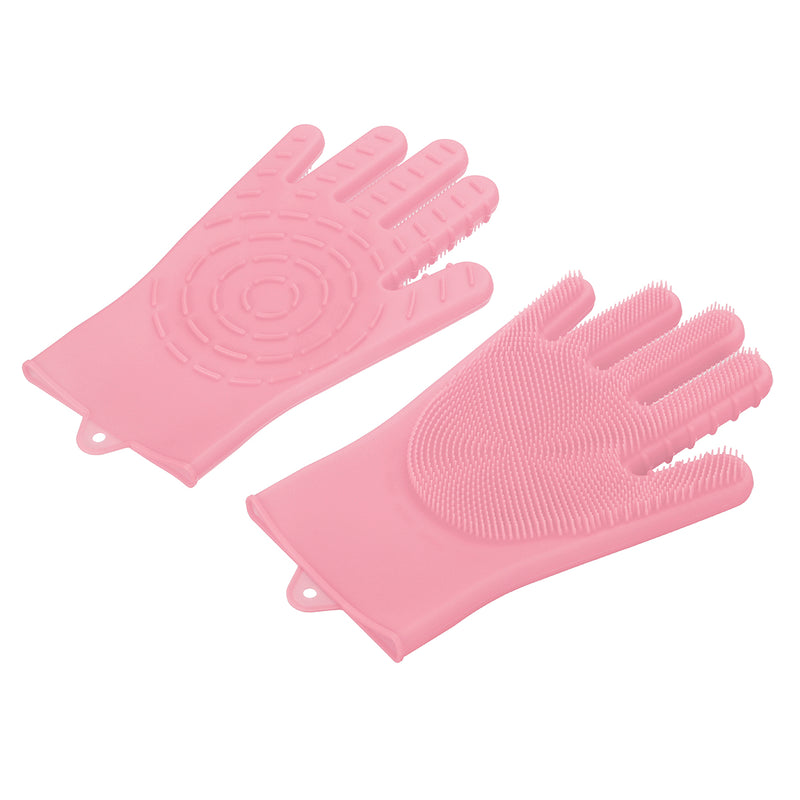 Silicone Multi-function Kitchen Cleaning Magic Glove Dishwashing Brush