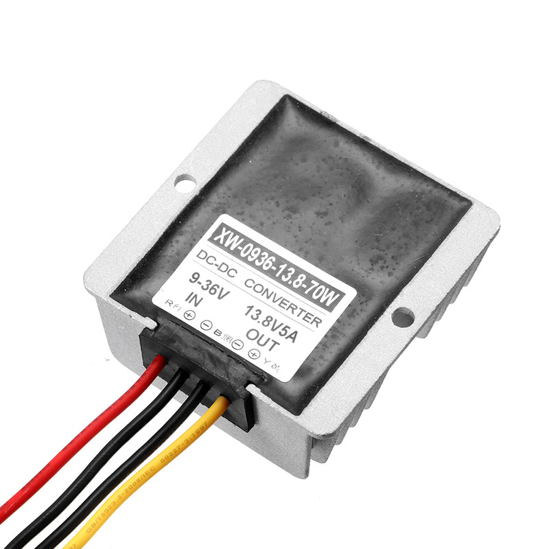 9-36V to 13.8V 5A Boost Buck Regulator 12V 24V to 13.8V 70W Automatic Step up and Step Down Power Supply Module Converter