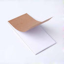 Tearable Practical Notebook Kraft Paper Portable Small Book Plan Notebook 10 Pcs