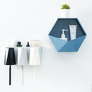 Nordic Wind Geometric Shelf Household Bookshelf Kitchen Plastic Food Storage Case Dried Fruit Snack Box Home Decorations