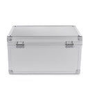 Aluminum Hard Case Foam Black Briefcase Tool Box Carrying Case Portable Tool Case