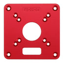 Woodworking 120x120mm Aluminum Alloy Router Table Insert Plate Mounting Base Plate for MAKITA RT0700C WORX Aoben