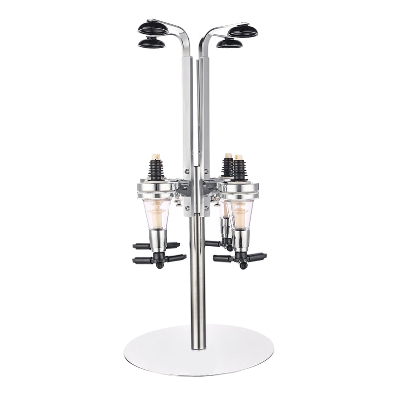 4 Head Bar Wine Juice Alcohol Liquor Cocktail Beer Pourer Bottle Shot Dispenser Wine Decanter