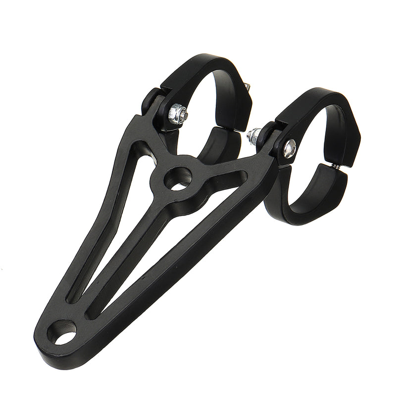 39mm-41mm Motorcycle Headlight Bracket Turn Signal Lights Holder Aluminum Black