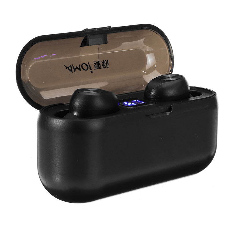 TWS Wireless bluetooth5.0 Earphone 3500mAh Smart Touch Dual LED Display 8D Hifi Sports Headphone With Charging Box