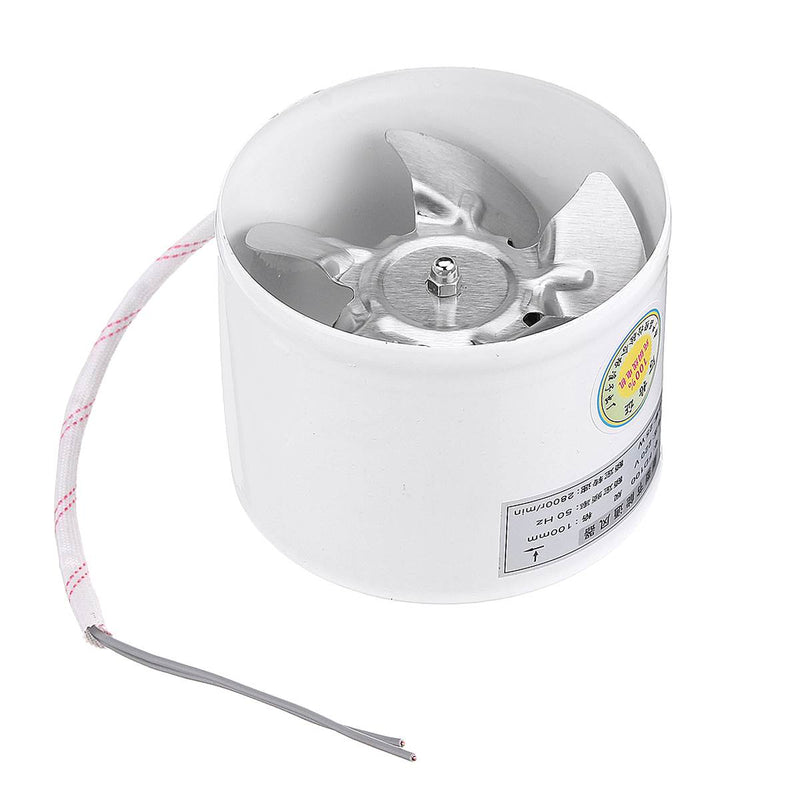 VADIV 4 Inch 100mm High-speed Mute Inline Metal Duct Fan Hydroponic Extractor Ventilation Booster Air Exhaust Blower