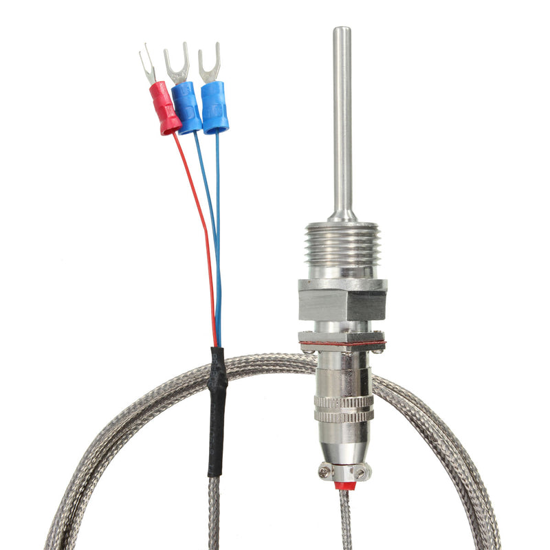 RTD PT100 Temperature Sensors 1/2 inch NPT Threads with Detachable Connector
