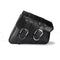 Left/Right PU Leather Motorcycle Saddlebags Luggage Saddle Pannier Bag Black Universal