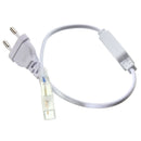 EU Plug Power Supply Connector for 3528 3014 Single Color LED Strip Light AC220V