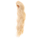 Fashion DIY Long Curly Hair Wig Wavy Hairpiece for 1/3 BJD Doll Hair Accessory Light Golden