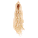 Fashion DIY Long Curly Hair Wig Wavy Hairpiece for 1/3 BJD Doll Hair Accessory Light Golden