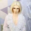 Fashion Short Straight Hair Cut Wig Hairpiece for 1/3 BJD Doll Hair Accs Beige