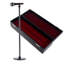 1/6 Scale Adjustable 20-30cm Microphone Model for Action Figures Hot Toys Dolls House Miniature Decor Black