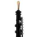 1/6 Copper Oboe Hautbois Model with Stand Musical Instrument Decor for Action Figures 12inch Dolls Accessory