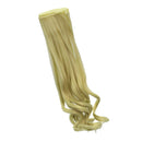 Fashion 25cm DIY Doll Wigs Long Curly Wavy High Temperature Wire Handmade Light Gold