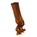Fashion 25cm DIY Doll Wigs Long Curly Wavy High Temperature Wire Handmade Yellow Brown