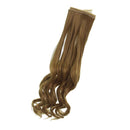 Fashion 25cm DIY Doll Wigs Long Curly Wavy High Temperature Wire Handmade Chestnut