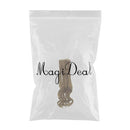 Fashion 25cm DIY Doll Wigs Long Curly Wavy High Temperature Wire Handmade Chestnut