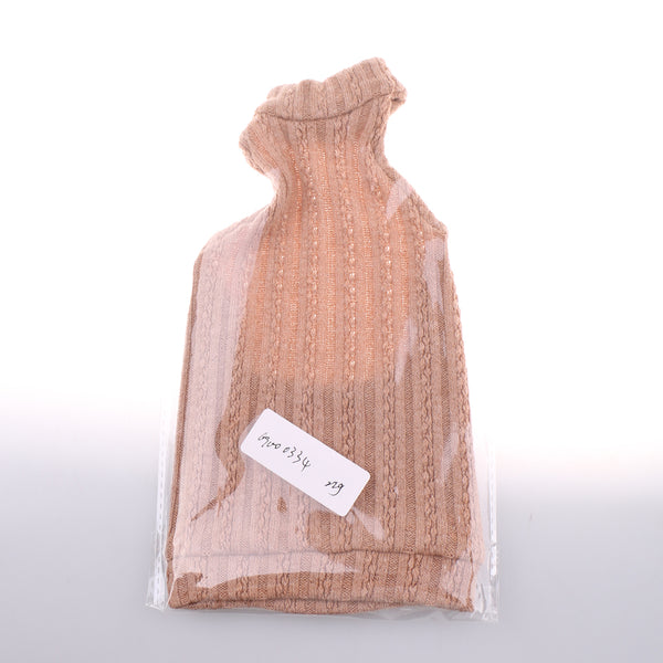 1/3 BJD Doll Knitted Flower Sweater Backless Turtleneck Vest Dress for 1/3 BJD DZ AS LUTS Dolls Clothing Accessory