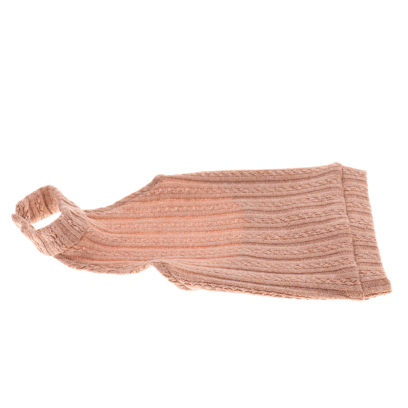 1/3 BJD Doll Knitted Flower Sweater Backless Turtleneck Vest Dress for 1/3 BJD DZ AS LUTS Dolls Clothing Accessory