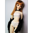 Elastic White Lace Tube Strapless Tops Underwear Clothes For 1/3 BJD LUTS Dollfie AS DZ Doll Accessories