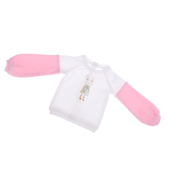 1/4 BJD Doll Long Sleeve Pullover Sweatshirt Tops Clothes for MSD LUTS DOD DZ Dolls Casual Outfit Pink