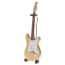 Miniature Gold Finish Electric Guitar Model Toy Hobby Collectibles Gifts 1/6 Scale