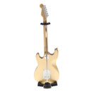 Miniature Gold Finish Electric Guitar Model Toy Hobby Collectibles Gifts 1/6 Scale
