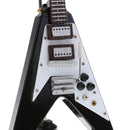 1:6 V-Shape Electric Guitar Miniature Dolls House Musical Instrument Music Room Decoration Accessories