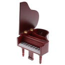 Vintage Dollhouse Furniture Rosewood Wooden Grand Piano Stool Kit 12th Scale