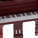 Vintage Dollhouse Furniture Rosewood Wooden Grand Piano Stool Kit 12th Scale
