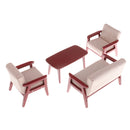 Yellow Sofa Couch End Table Furniture Set For 1:12th Dollhouse Accessories