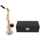 1/6 Scale Copper Saxophone Model PU Box Set for Action Figures Hot Toys Dolls House Miniature Decor