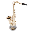 Miniature 14cm Copper Saxophone Music Instrument Model Display Home Decor Educational Toy Kids Birthday Gift