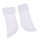Pair of White Socks for 1/6 BJD SD DOD LUTS Dollfie Doll Outfit Accessories