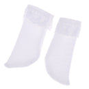 Pair of White Socks for 1/6 BJD SD DOD LUTS Dollfie Doll Outfit Accessories