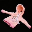 Pink Hoodie Top Outfit Clothes for 1/6 Fashion Doll Neo Blythe Azone Licca Accessory