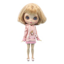 Pink Hoodie Top Outfit Clothes for 1/6 Fashion Doll Neo Blythe Azone Licca Accessory