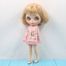 Pink Hoodie Top Outfit Clothes for 1/6 Fashion Doll Neo Blythe Azone Licca Accessory