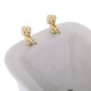 3pcs Mini White Ceramic Bathroom Set for 1:12th Scale Dolls House Furniture