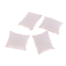 1/12 Wood Sofa Couch Cushions Set Dollhouse Living Room Furniture Accessories Decoration Dark Blue